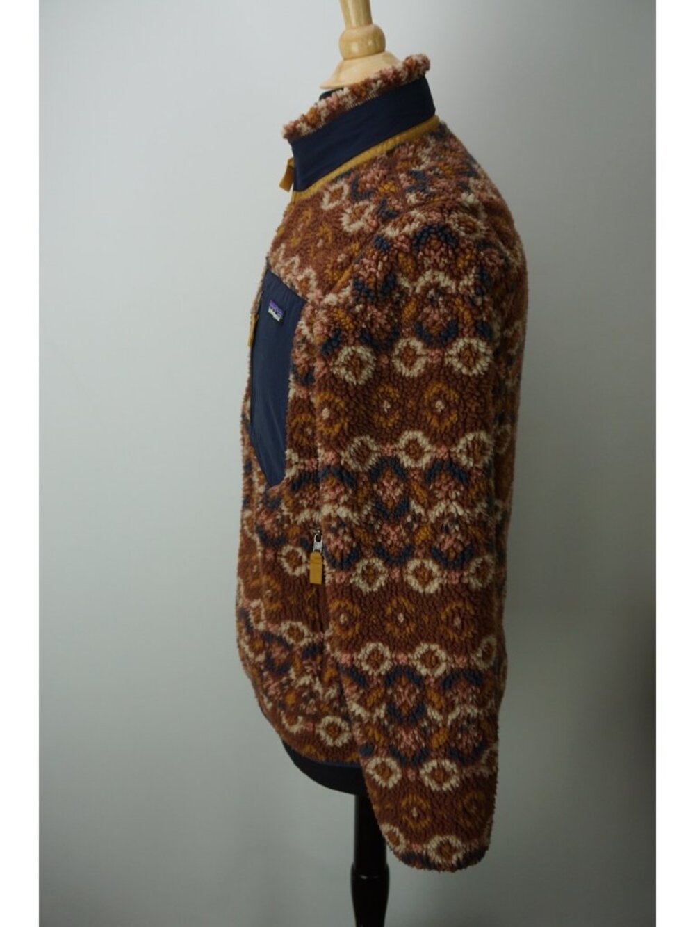 Patagonia Womens Retro X High Pile Full Zip Up Coat Sweater Sz L - Picture 2 of 7